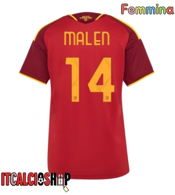AS Roma Donyell Malen #14 Prima Maglia Femmina 2026-27 Manica Corta